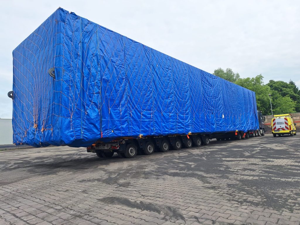 Über 150 Tonnen Schwertransport Mielke Logistik