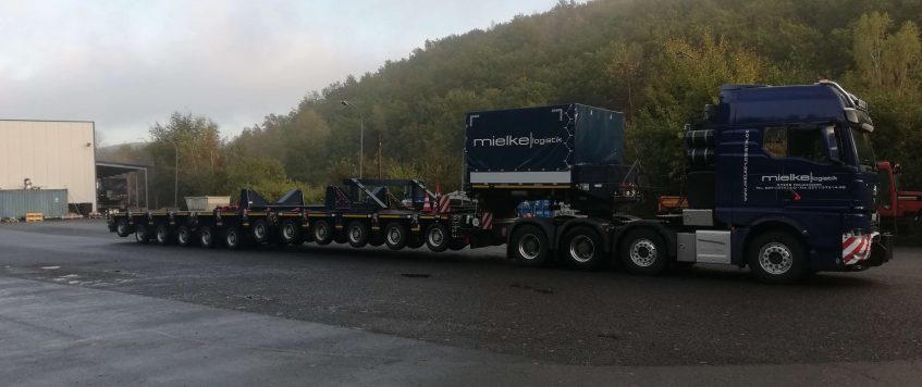 12 Achs Goldhofer Modulaufleger mit MAN