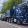Schwerlasttransport: Auf dem Weg nach Bremerhaven