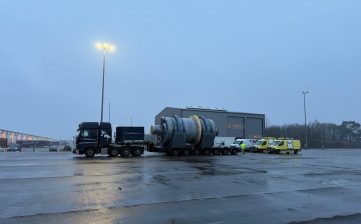 Schwertransport Mielke Logistik in die USA (1)